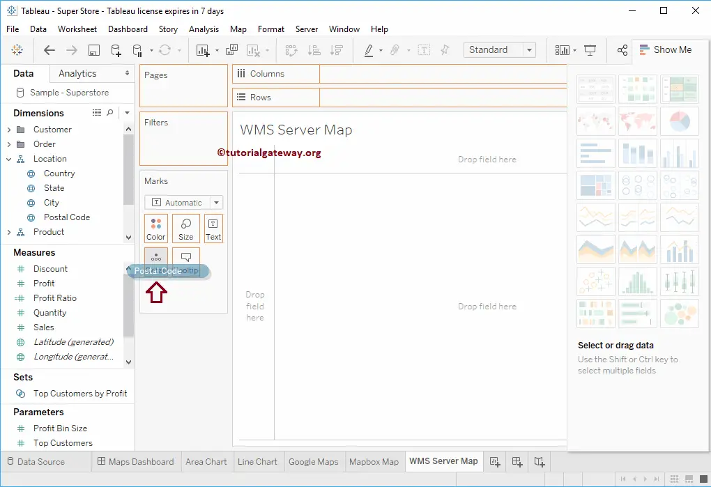 WMS Server Map as a Background Map in Tableau 2