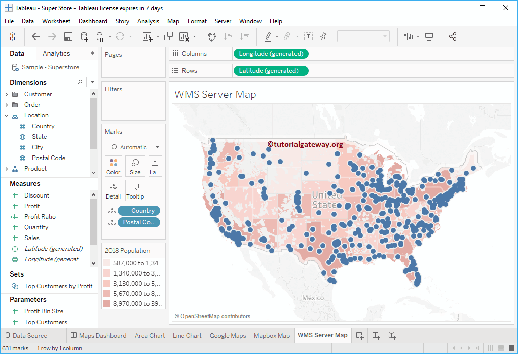 WMS Server Map as a Background Map in Tableau 3