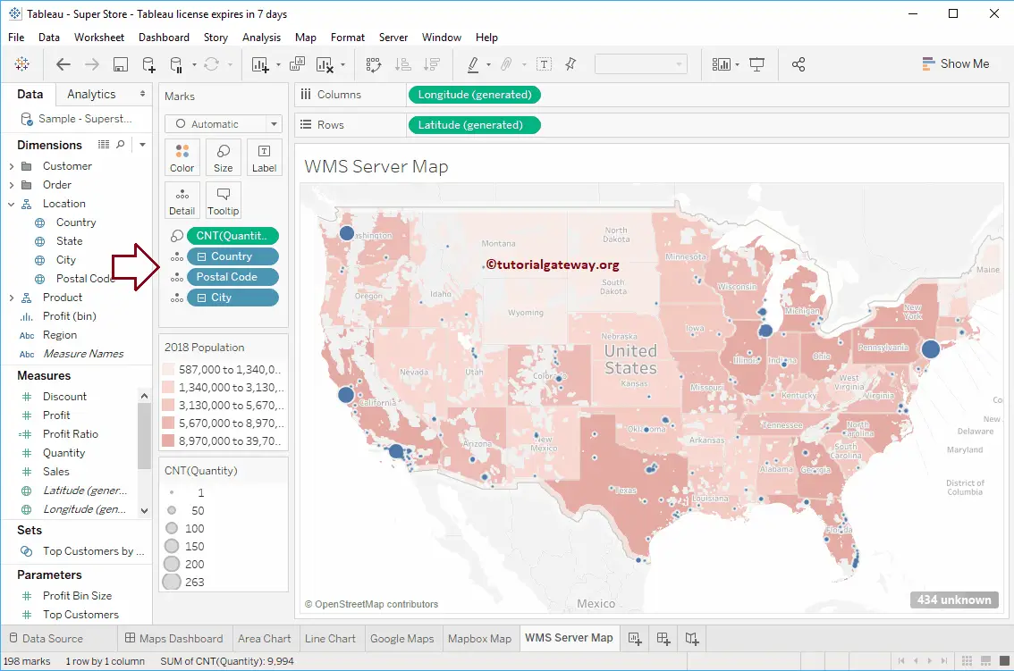 WMS Server Map as a Background Map in Tableau 4