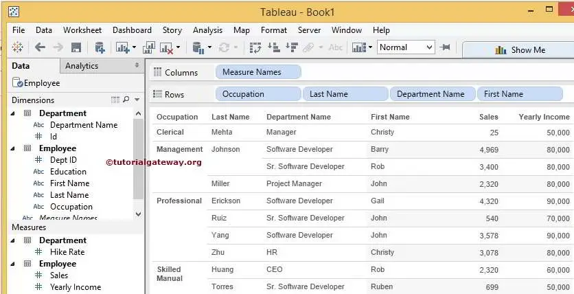 how to join data in tableau 7